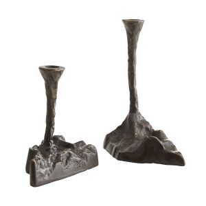 Kindi Candleholders, Set of 2