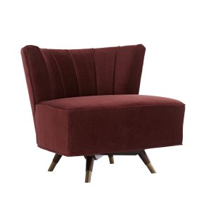 Marion Chair Bordeaux Velvet Dark
