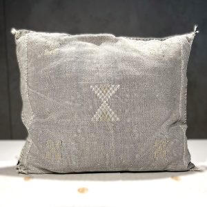 Pillow Cactus Silk 50x50 Grey