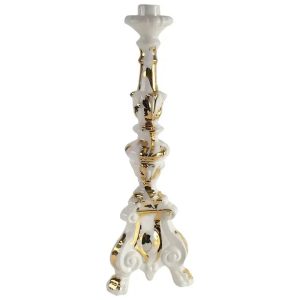 Ceramic Candleholder Gold