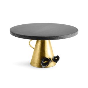 CALLA LILY MIDNIGHT CAKE STAND