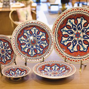 Iznik Ceramic Dinner Set - 5 Pieces